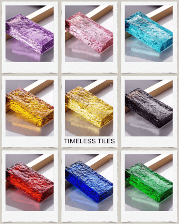 บล็อกแก้ว TIMELESS TILES รุ่น ICE 20X10X5 ซม. สีดำใส TRANSPARENT BLACK_2